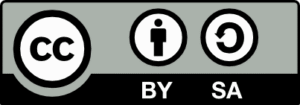 Symbol of the CC BY-SA license: Circles with CC, person and arrow in the circle, below the lettering 'BY SA'. Link to the ZIP download.