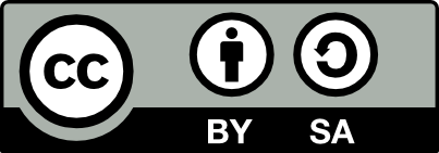 Creative Commons CC BY-SA 4.0 Attribution ShareAlike license icon